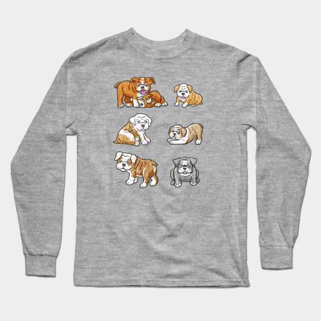 Puppies! Long Sleeve T-Shirt by royal_ten